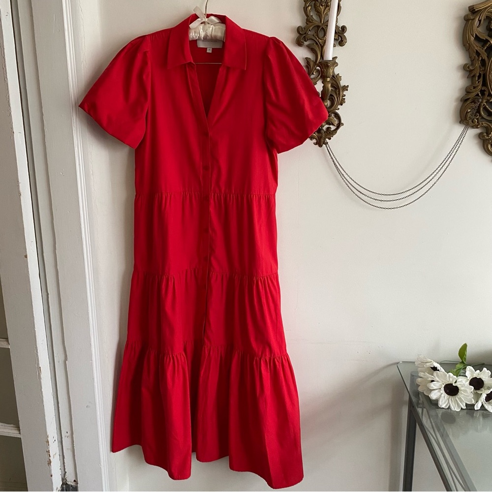 BROCHU WALKER THE HAVANA SHIRT MIDI DRESS - Picture 6 of 14